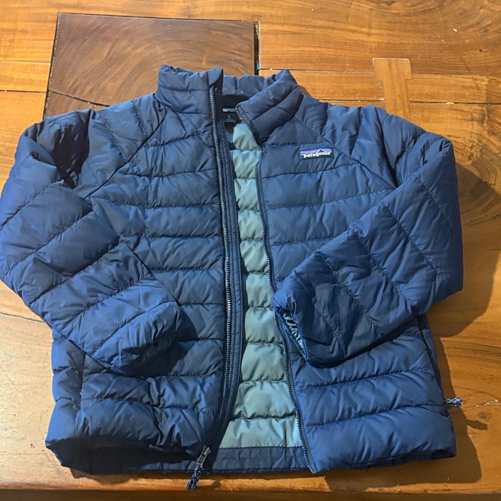 Patagonia Blue Quilted Jacket